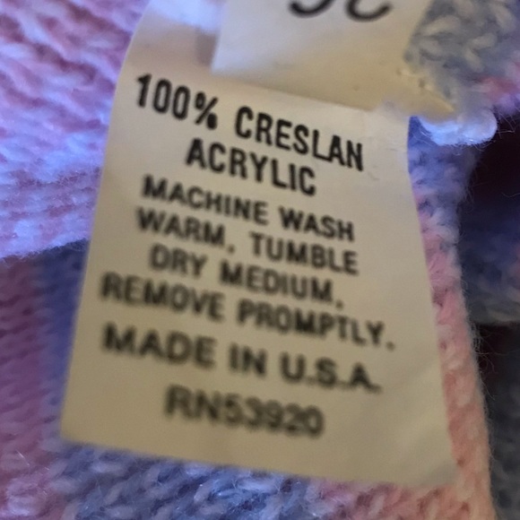 Vintage LA VENTURE Pastel Pattern Knit Sweater - Picture 5 of 5